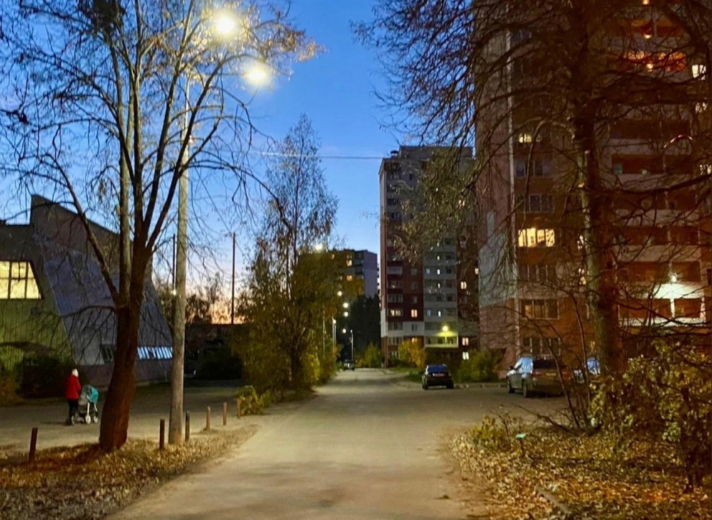 На улице Шацкого в Обнинске установили долгожданные фонари