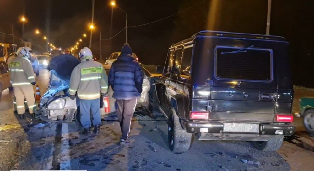 На Киевской трассе в районе Обнинска произошло массовое ДТП