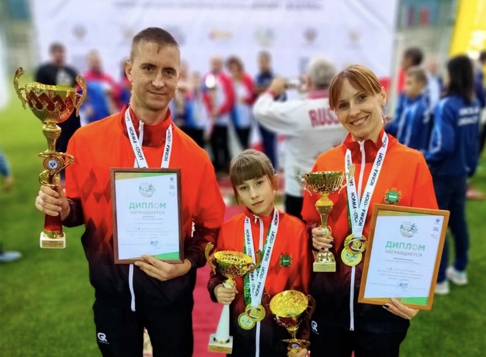 Семья из Жукова завоевала золото на спортивном фестивале в Мордовии