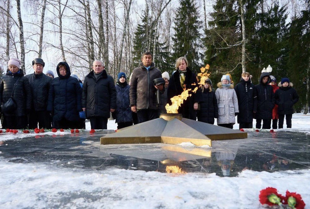 В Обнинске почтили память погибших солдат
