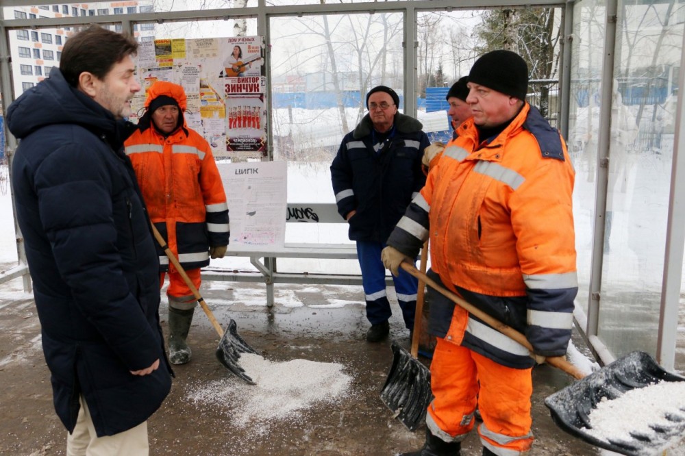 Обнинские депутаты считают, что коммунальщики хорошо справляются со снегопадом