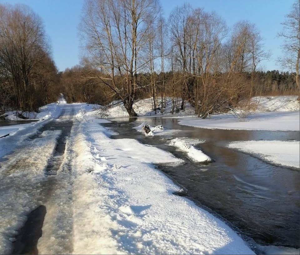 Сильные морозы спасли жителей Малоярославецкого района от подтоплений
