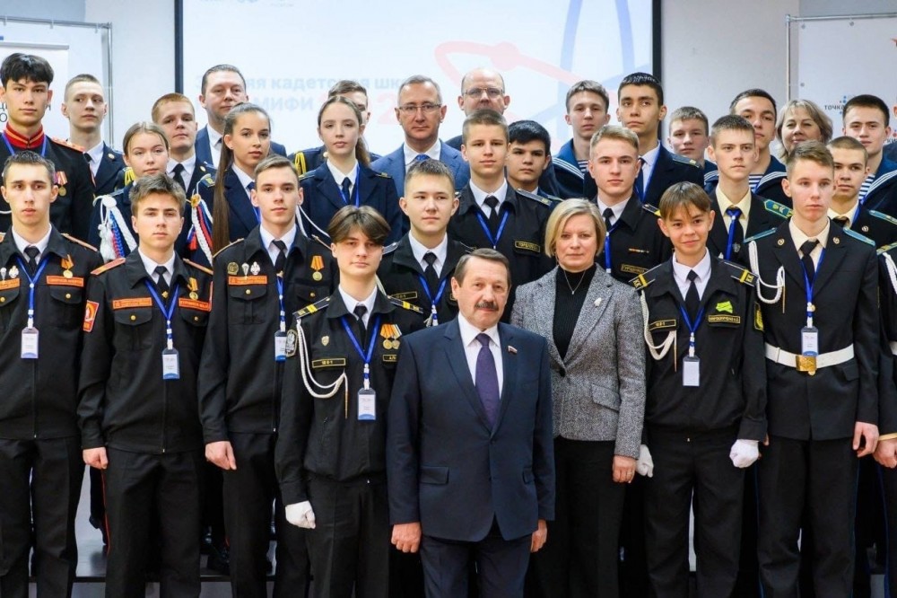 В Калужской области открылась первая зимняя кадетская школа