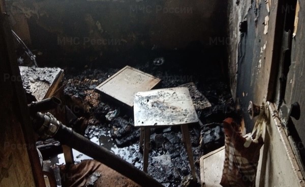 Квартира сгорела в Балабанове