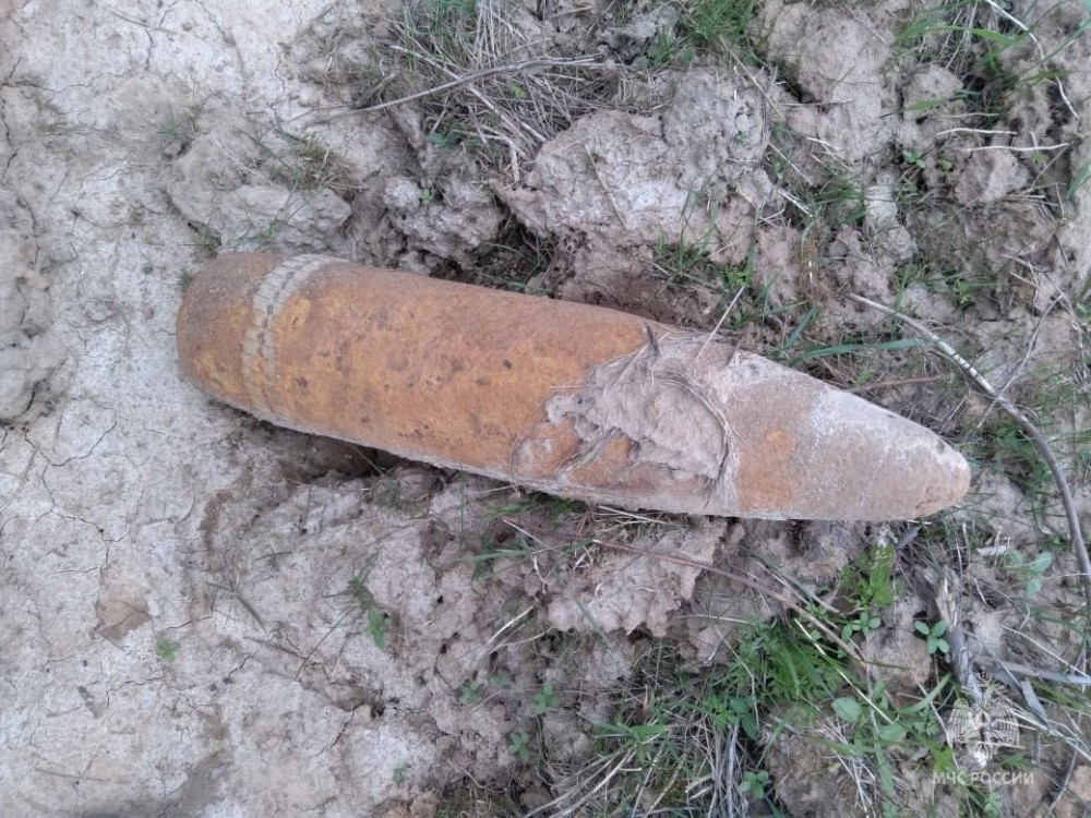 Артиллерийский снаряд нашли в Боровском районе