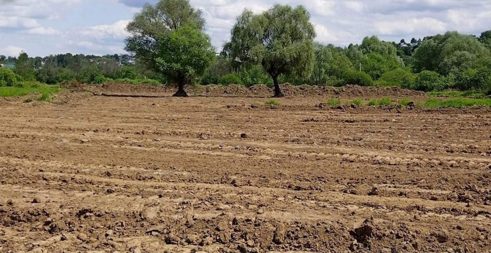В Калужской области началась очистка дна реки Лужи