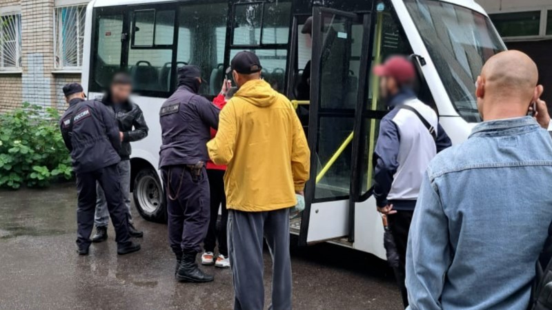 В Обнинске задержали 30 иностранцев
