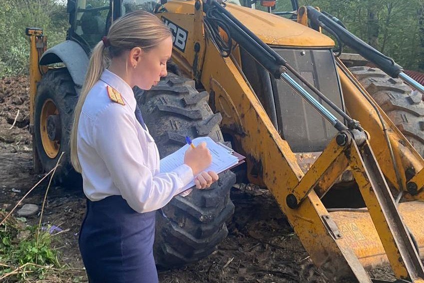 В Калужской области копали траншею и нашли труп