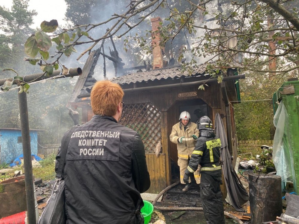 В Боровске пожилой мужчина сгорел в частном доме