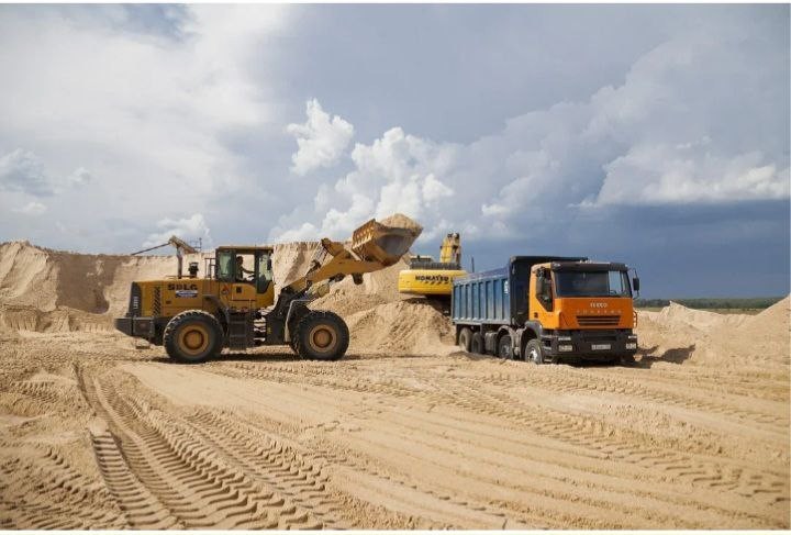 В Калужской области из-за ремонта дороги перестали вывозить песок с карьеров