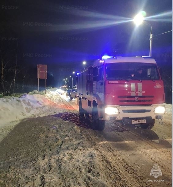 В Боровском районе автобус «Мерседес» сбил пешехода