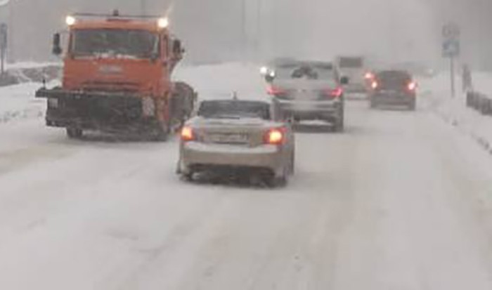 Жителей Обнинска предупредили о новых снегопадах