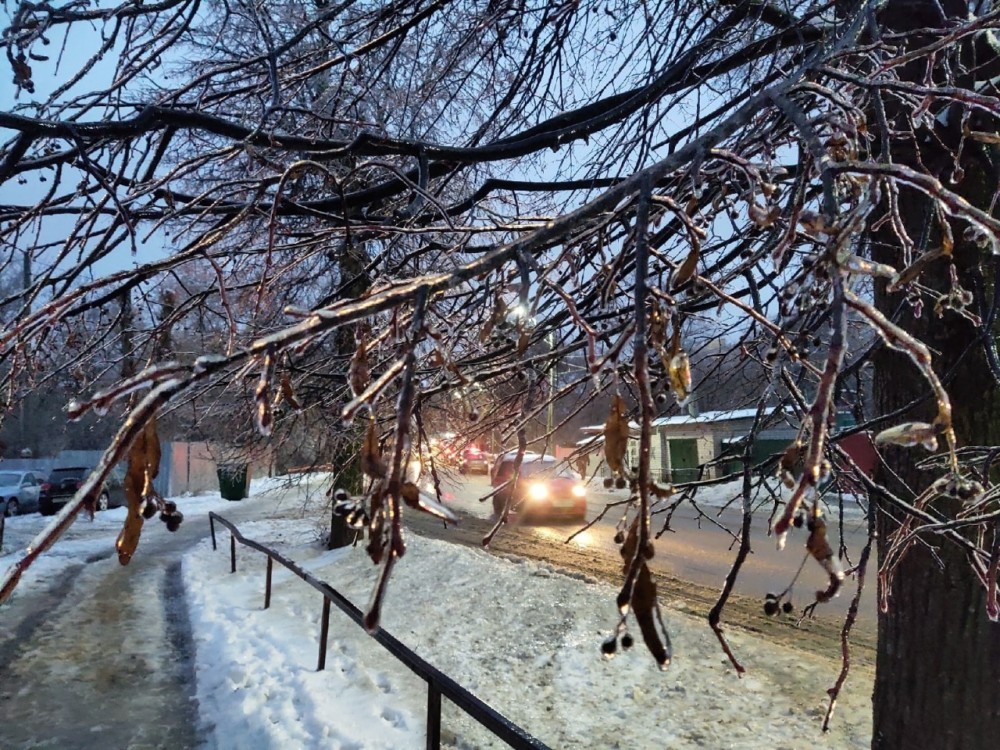 В Обнинске в понедельник к полудню обещают сильный ледяной дождь