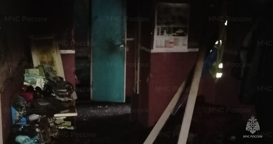 Человек пострадал при пожаре в Жукове