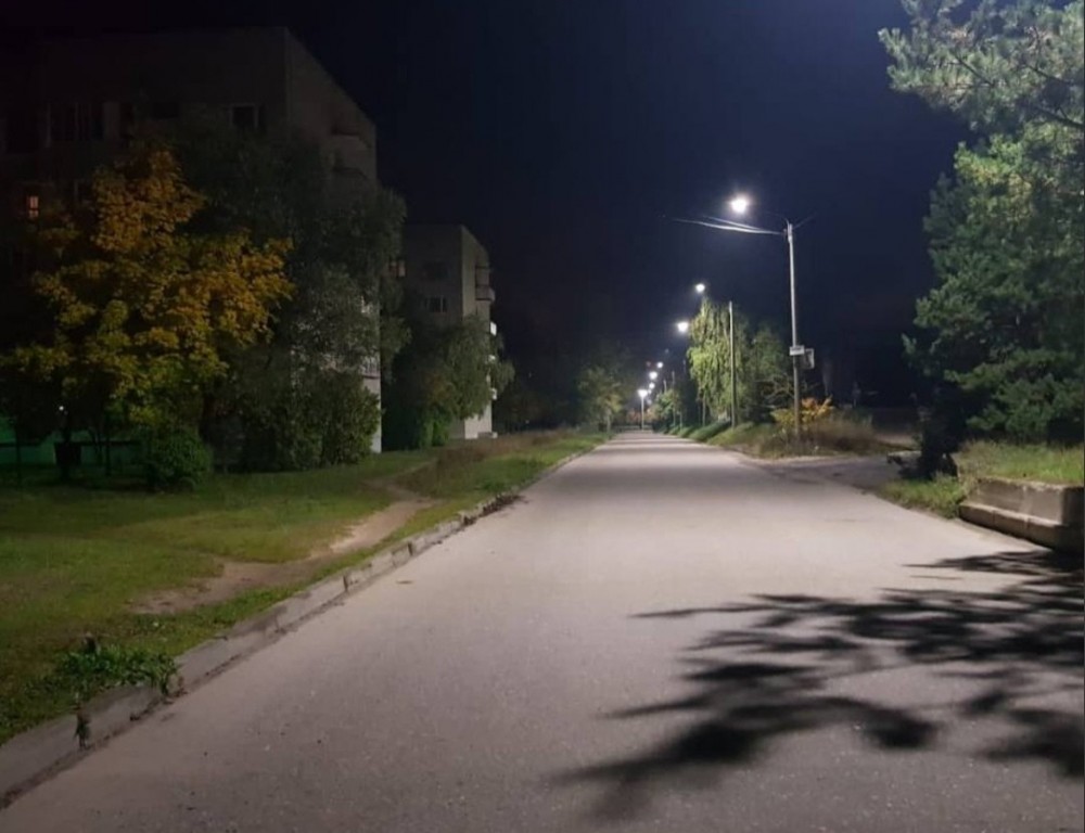 В Жуковском районе модернизируют уличное освещение