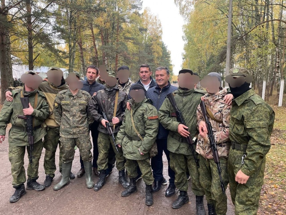 Главы северных районов Калужской области навестили мобилизованных бойцов
